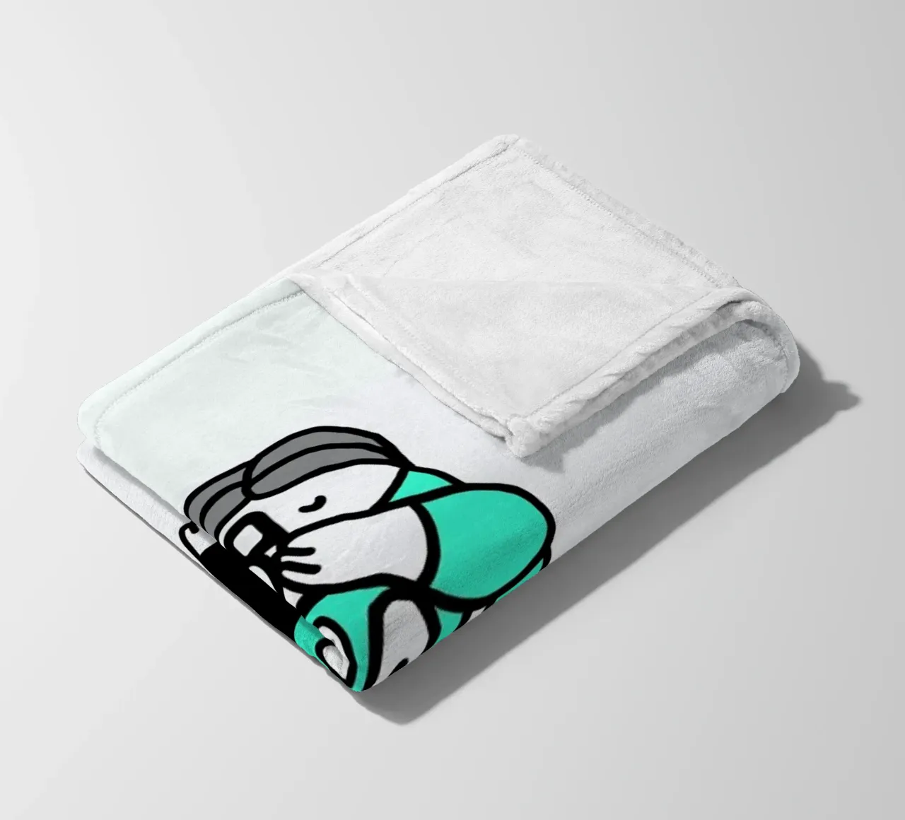 Cool fleece blanket by Herzette