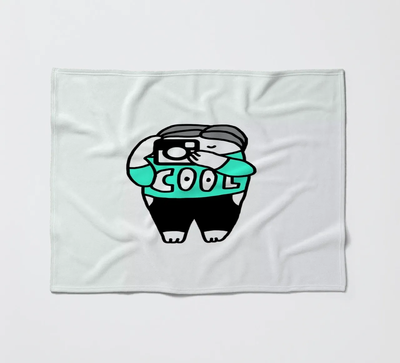 Cool fleece blanket by Herzette