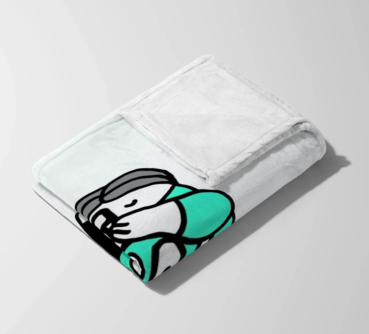 Cool fleece blanket by Herzette
