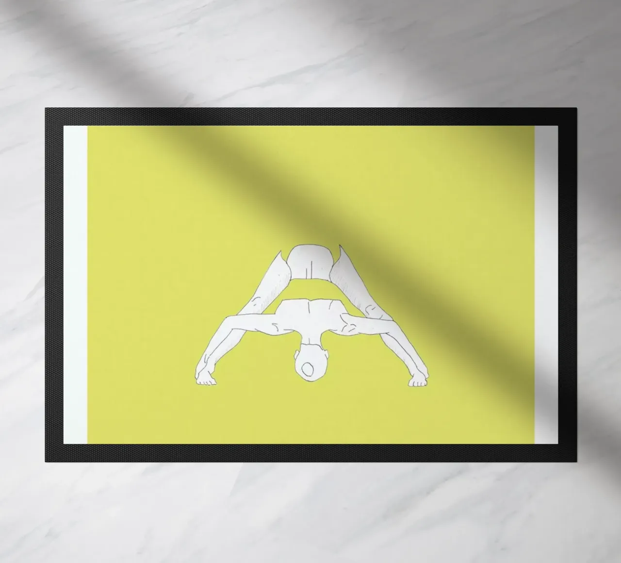 Yoga Practice 12 deurmat van Sandra De Leon