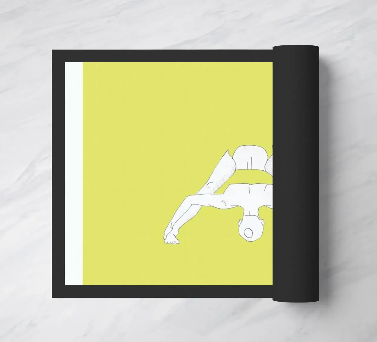 Yoga Practice 12 deurmat van Sandra De Leon