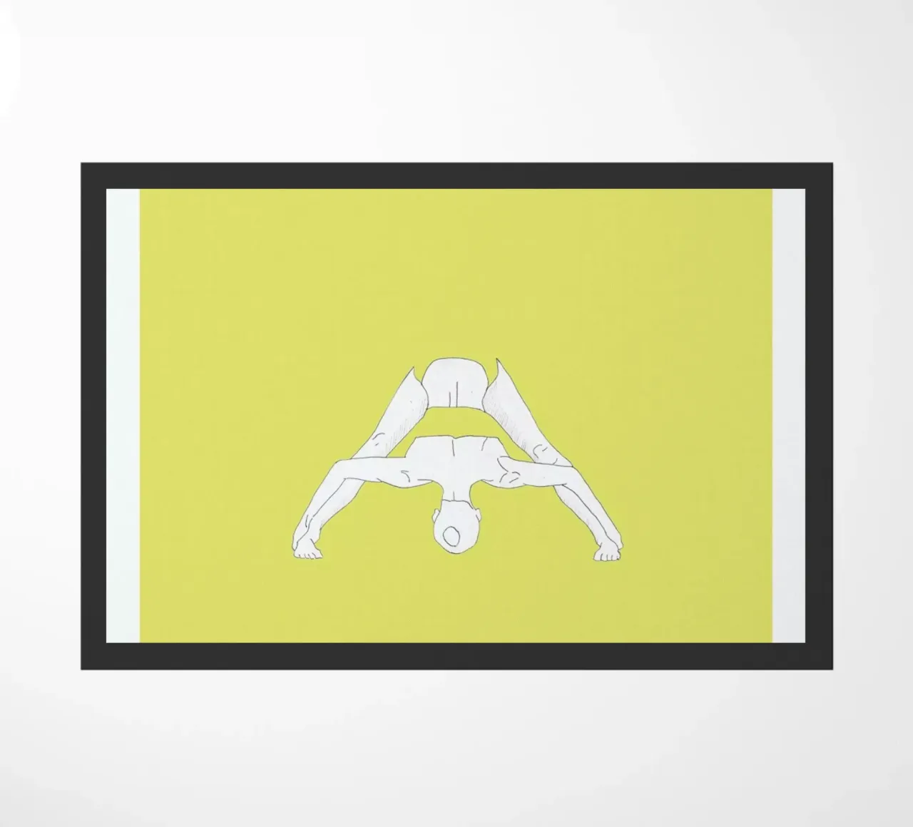 Yoga Practice 12 deurmat van Sandra De Leon