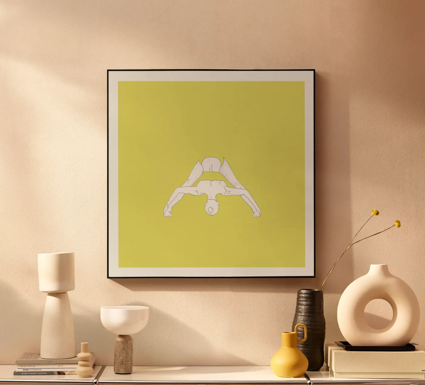 Yoga Practice 12 plexiglass da Sandra De Leon