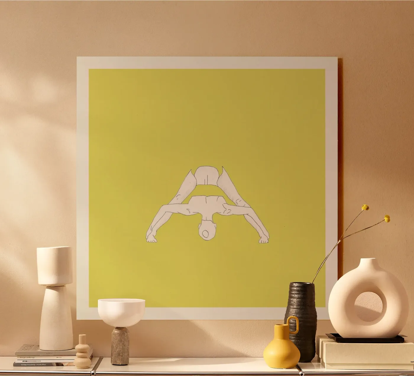 Yoga Practice 12 plexiglass da Sandra De Leon