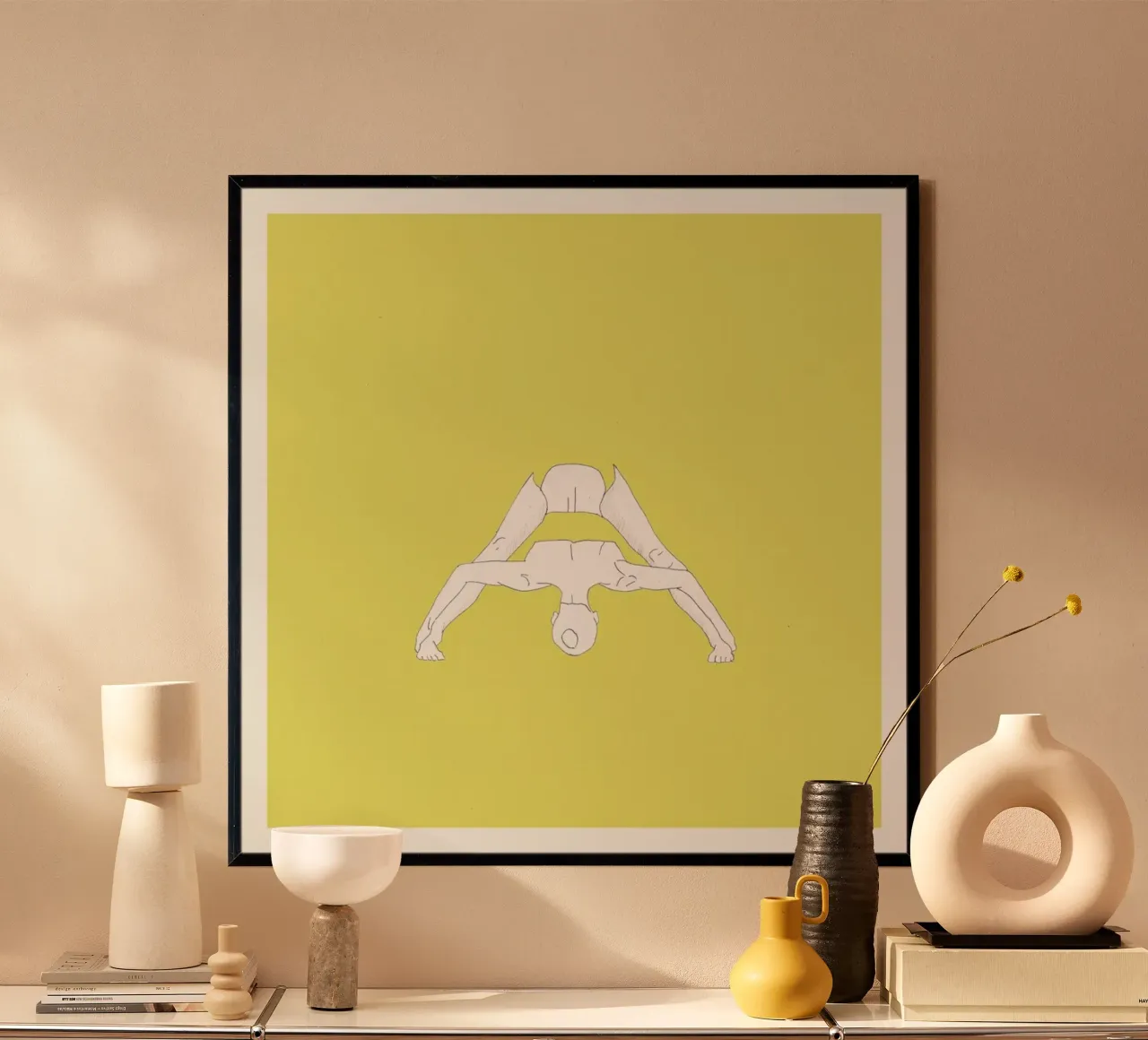 Yoga Practice 12 poster da Sandra De Leon