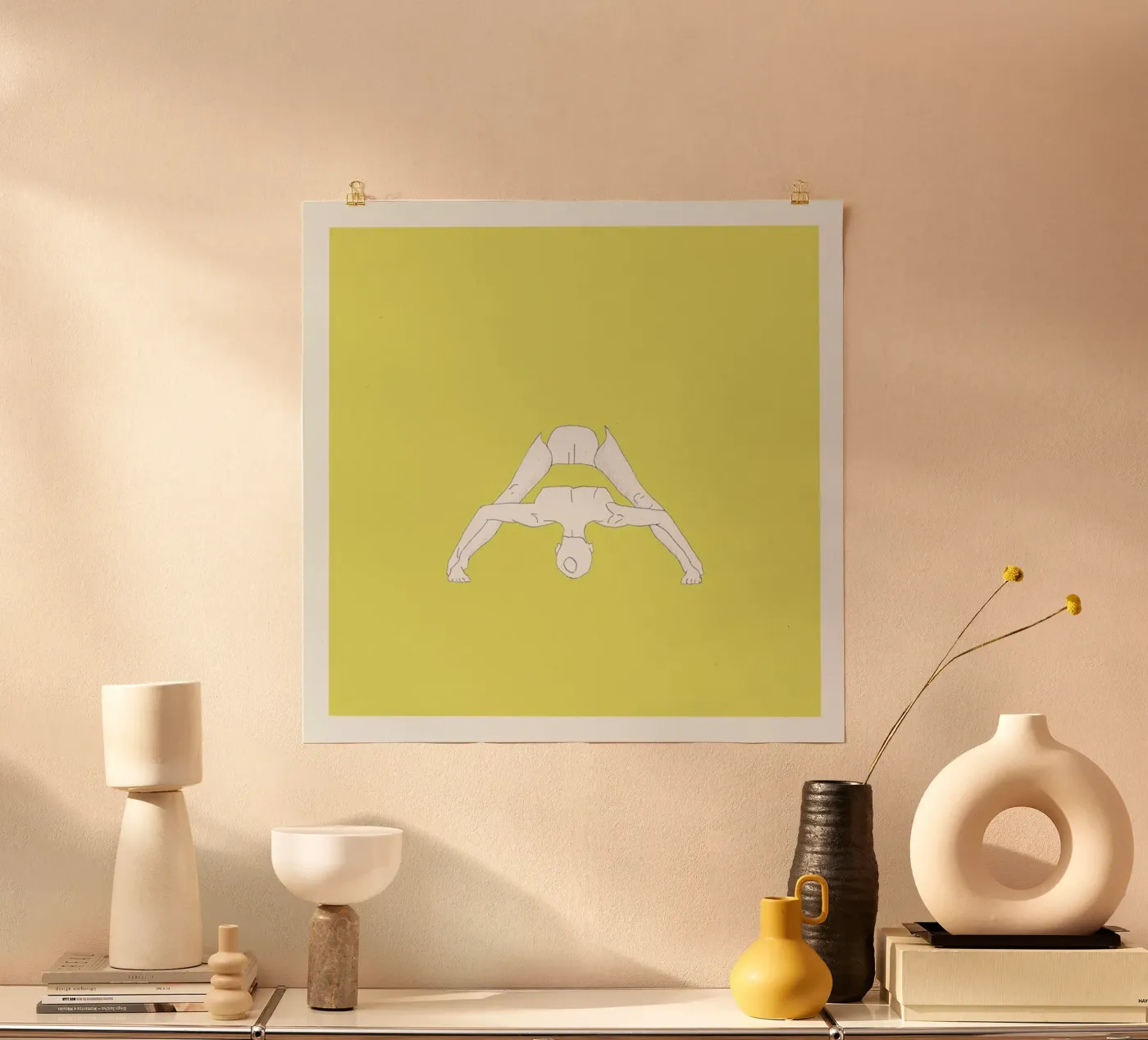 Yoga Practice 12 poster da Sandra De Leon
