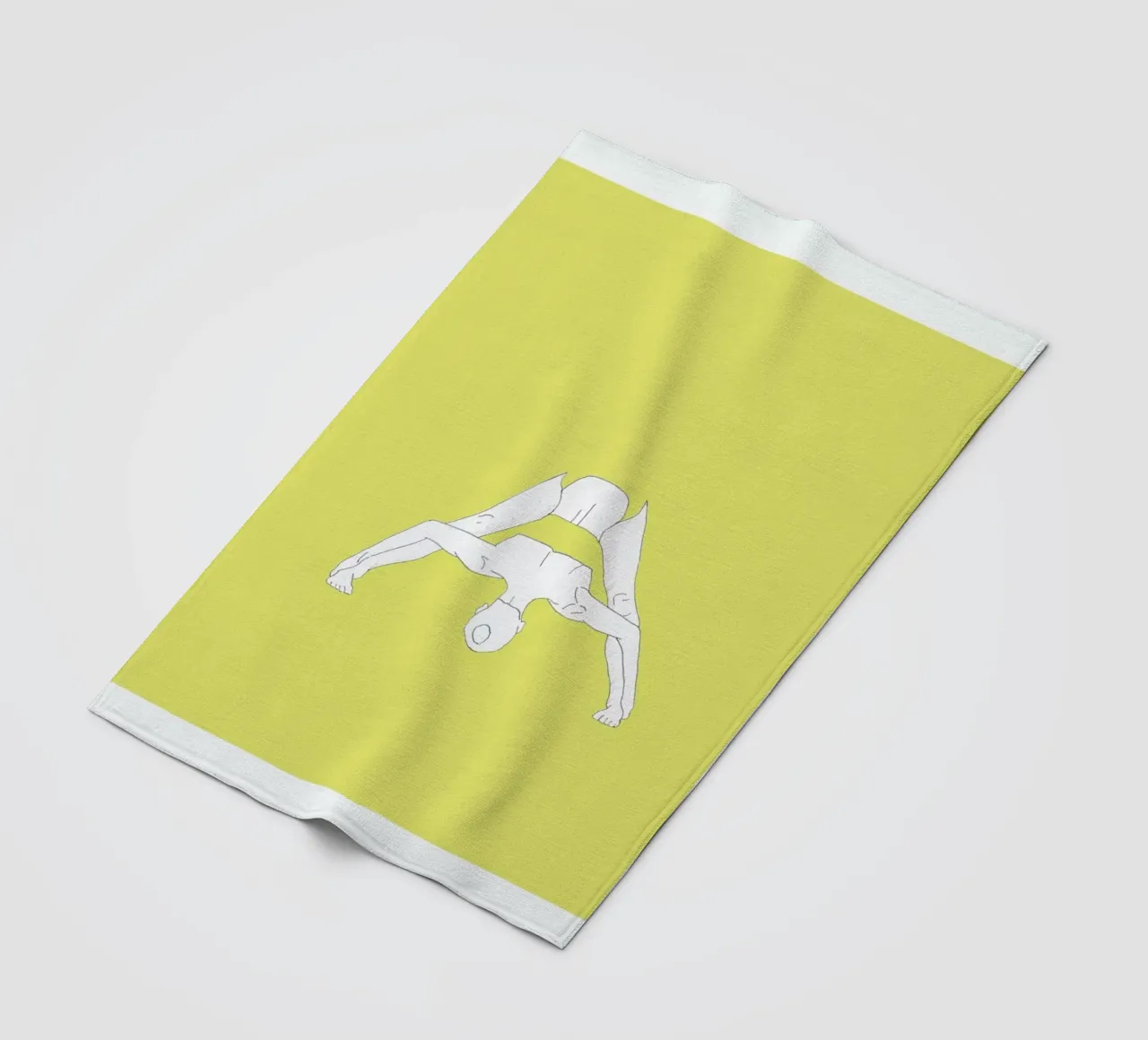 Yoga Practice 12 fleece blanket by Sandra De Leon