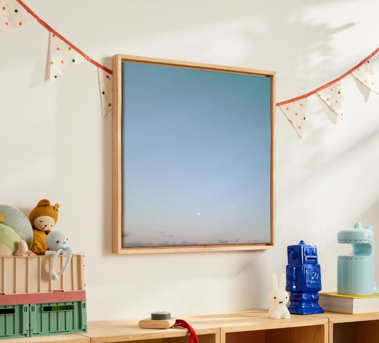 Luna d'argento tela con Cornice a cassetta da Cassia Beck Photography