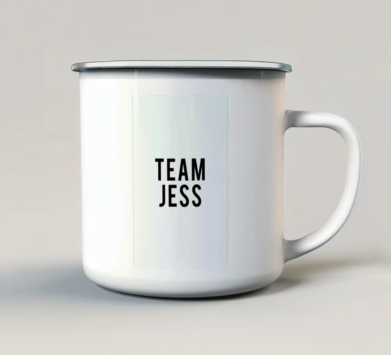 Team Jess tazza in smalto da Studio One