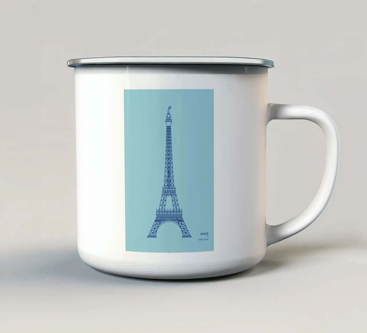 Paris tazza in smalto da Sara Signorini