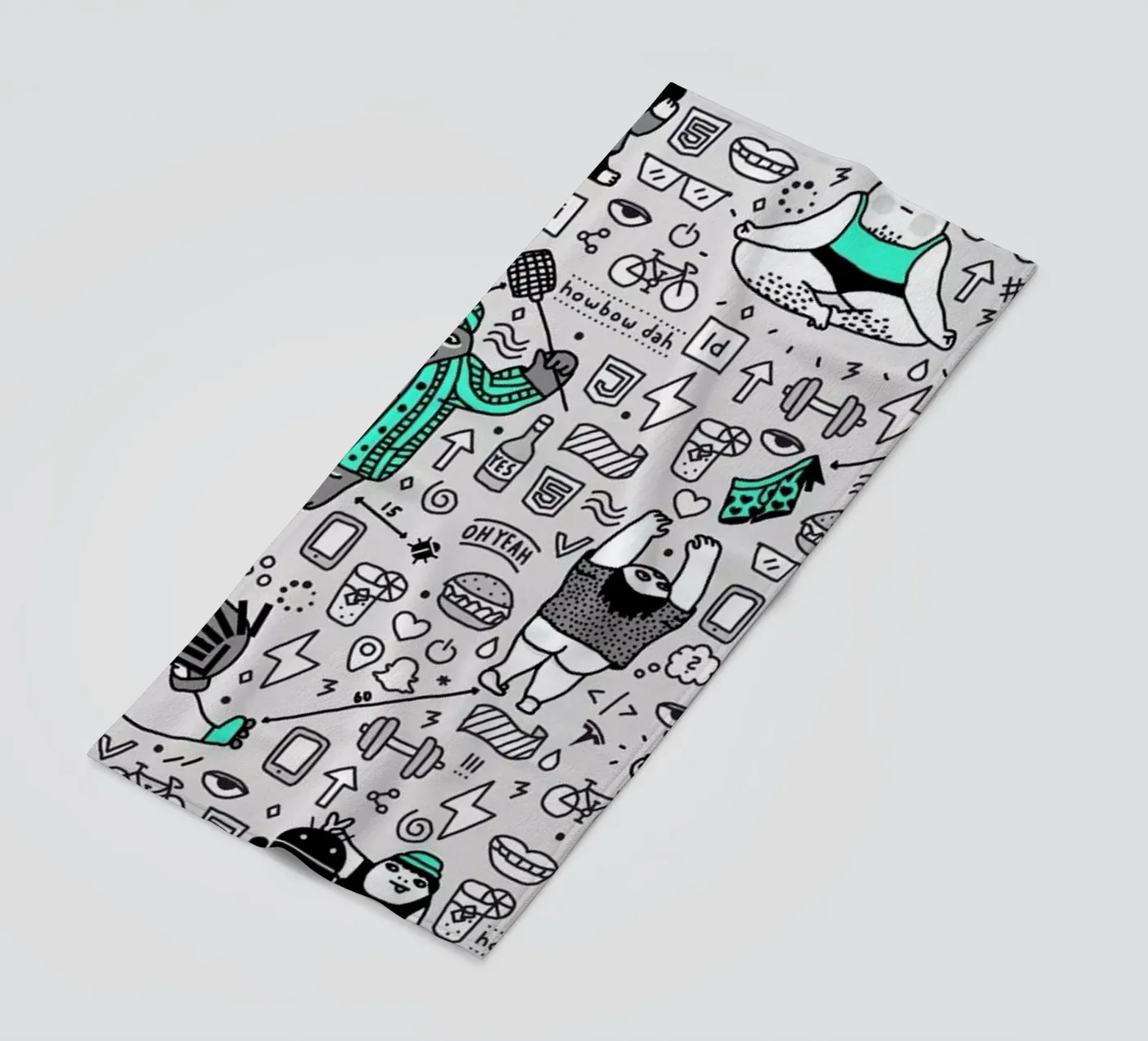 Kool Kids Pattern telo mare da Herzette