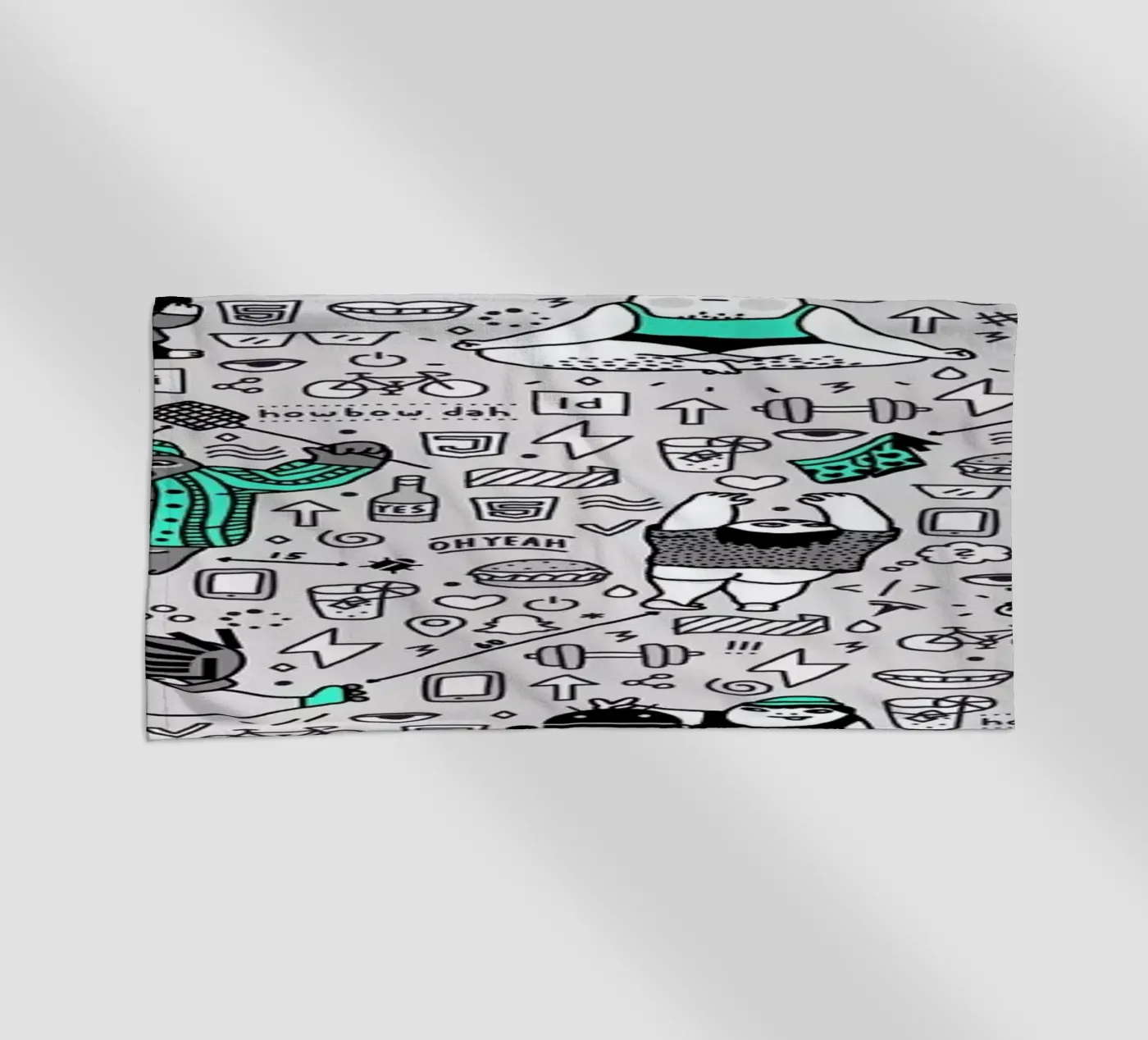 Kool Kids Pattern telo mare da Herzette