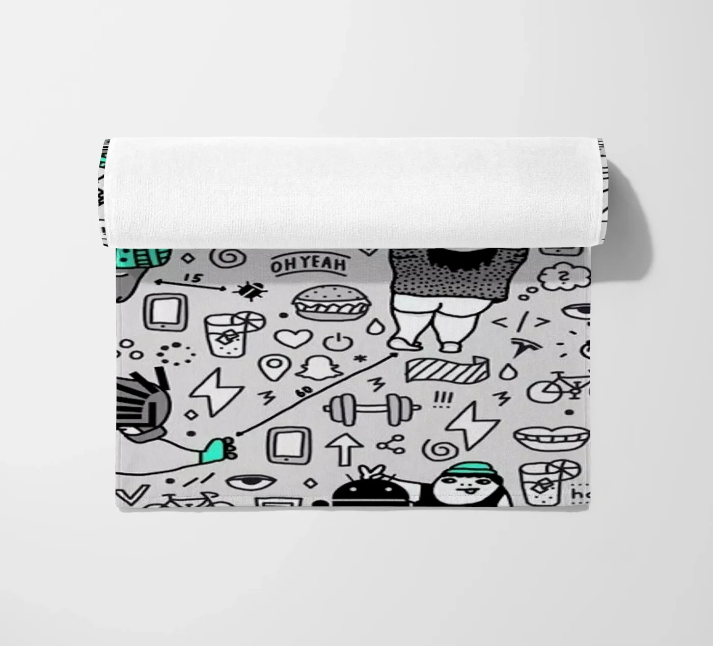 Kool Kids Pattern telo mare da Herzette