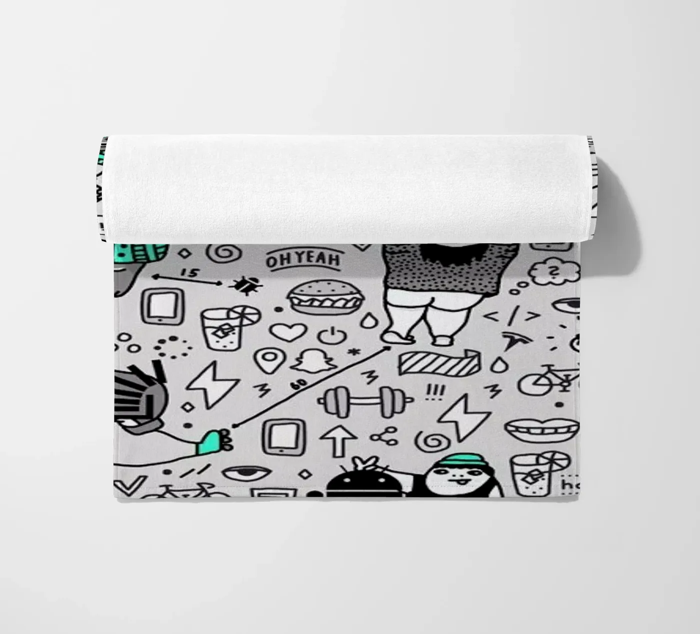 Kool Kids Pattern telo mare da Herzette