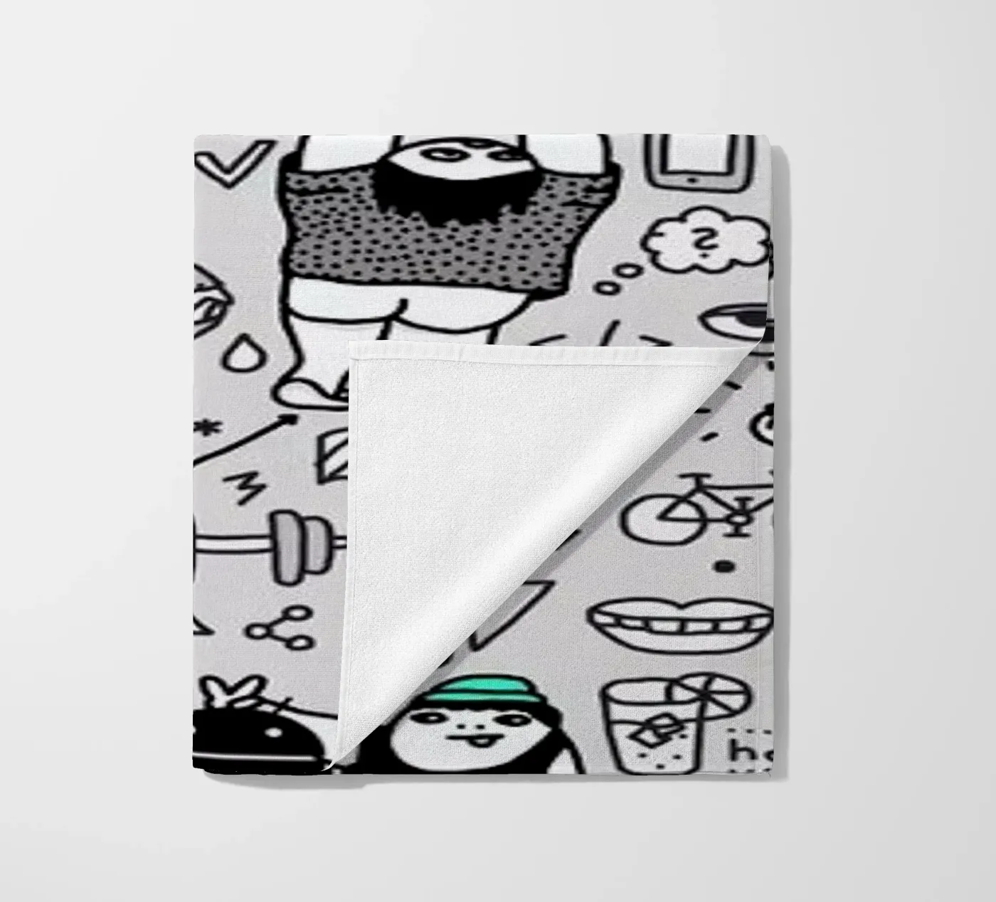 Kool Kids Pattern telo mare da Herzette