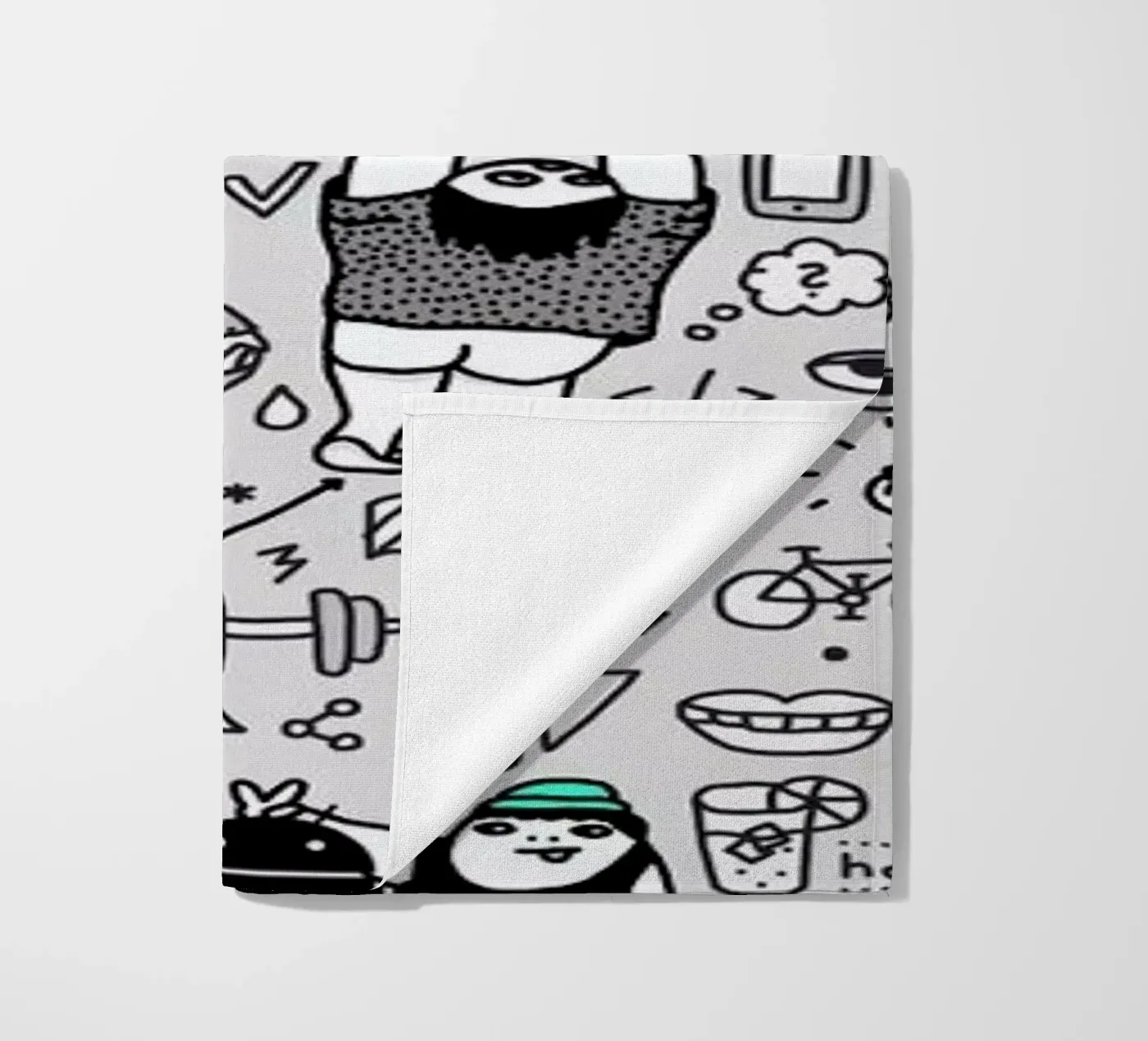 Kool Kids Pattern telo mare da Herzette