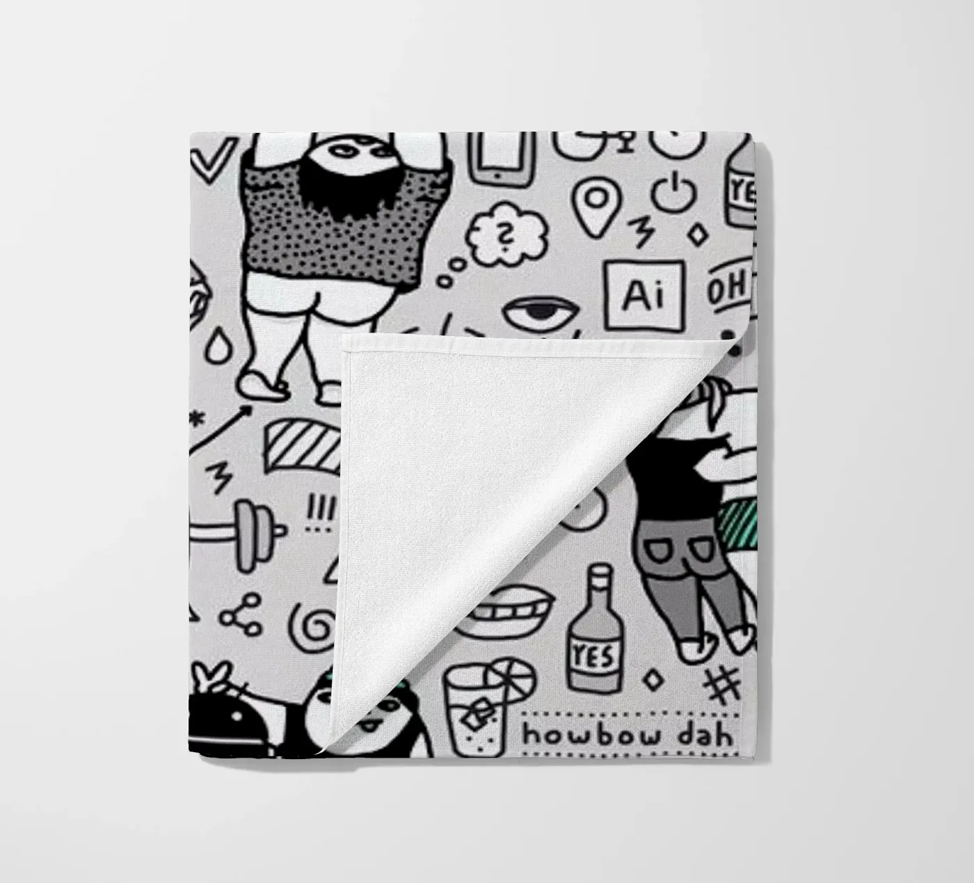 Kool Kids Pattern telo mare da Herzette