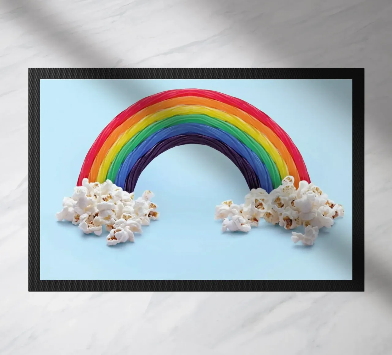 Candy Rainbow doormat by Paul Fuentes Design