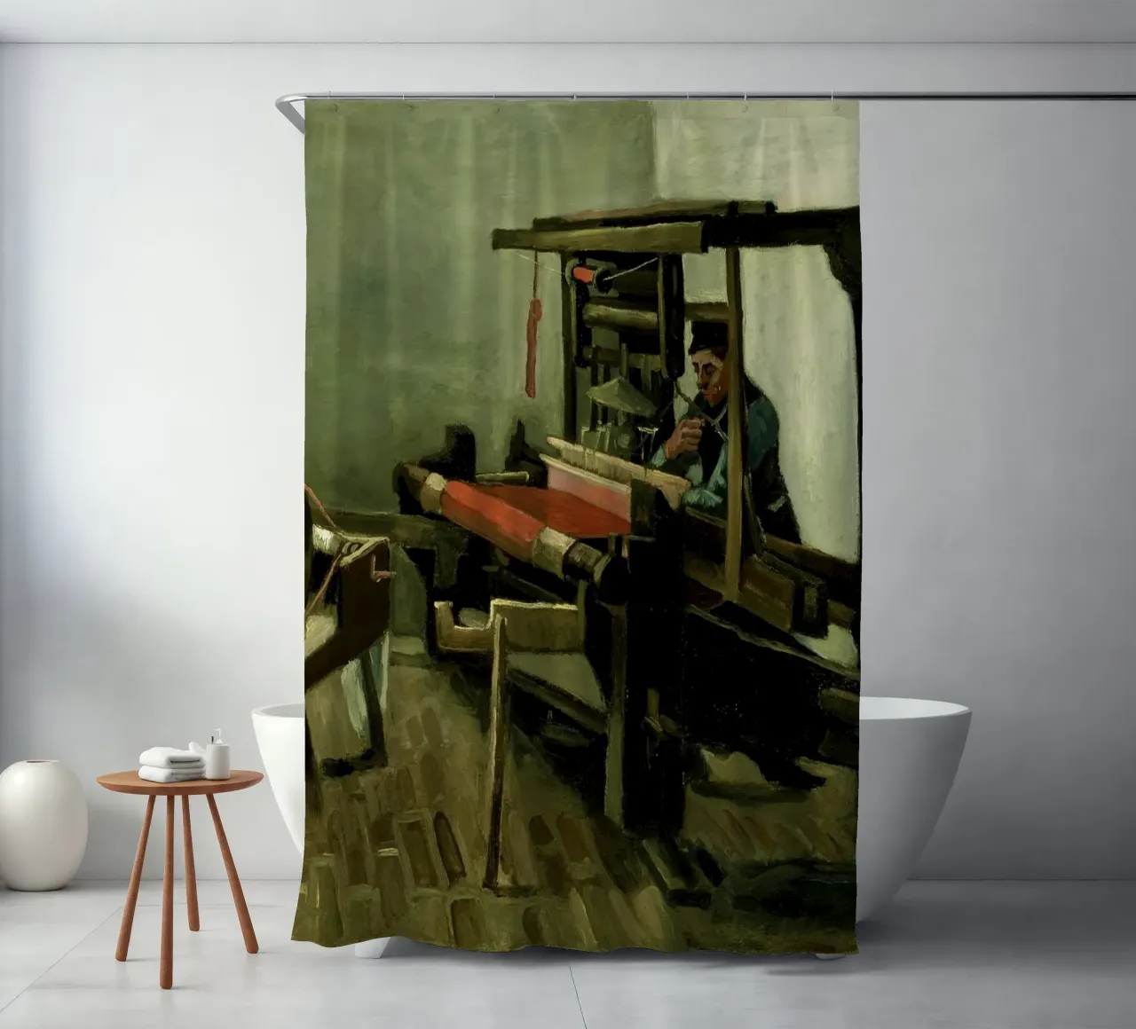 Vincent van Gogh - Weaver shower curtain by Timeless Artworks