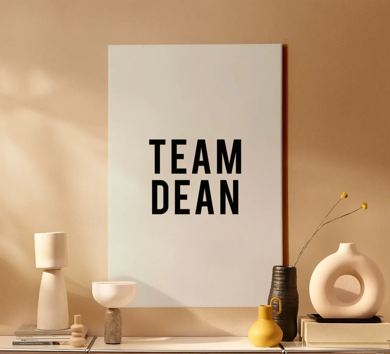 Team Dean canvas met Baklijst van Studio One