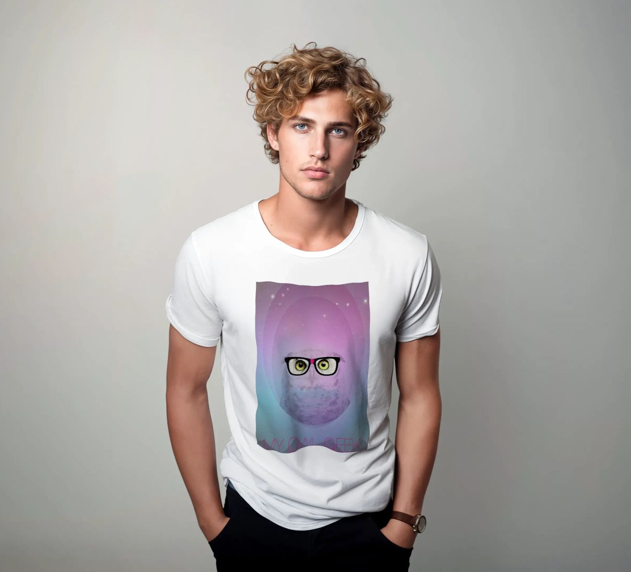My Owl Geek t-shirt da AS Art