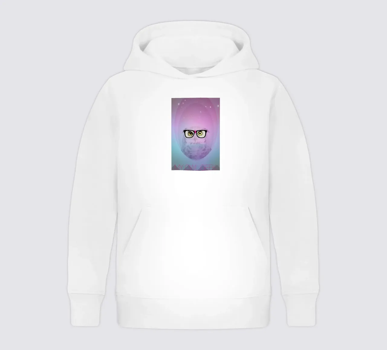 My Owl Geek felpa bambino con cappuccio da AS Art