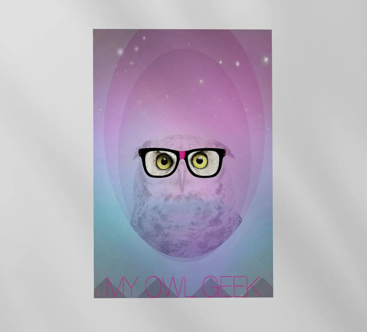 My Owl Geek pellicola backlit da AS Art