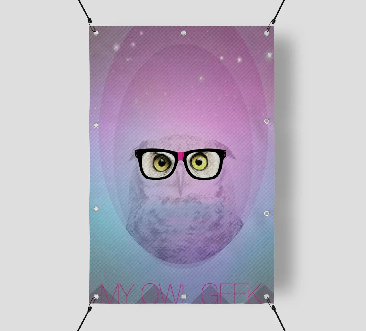 My Owl Geek telo in pvc da AS Art