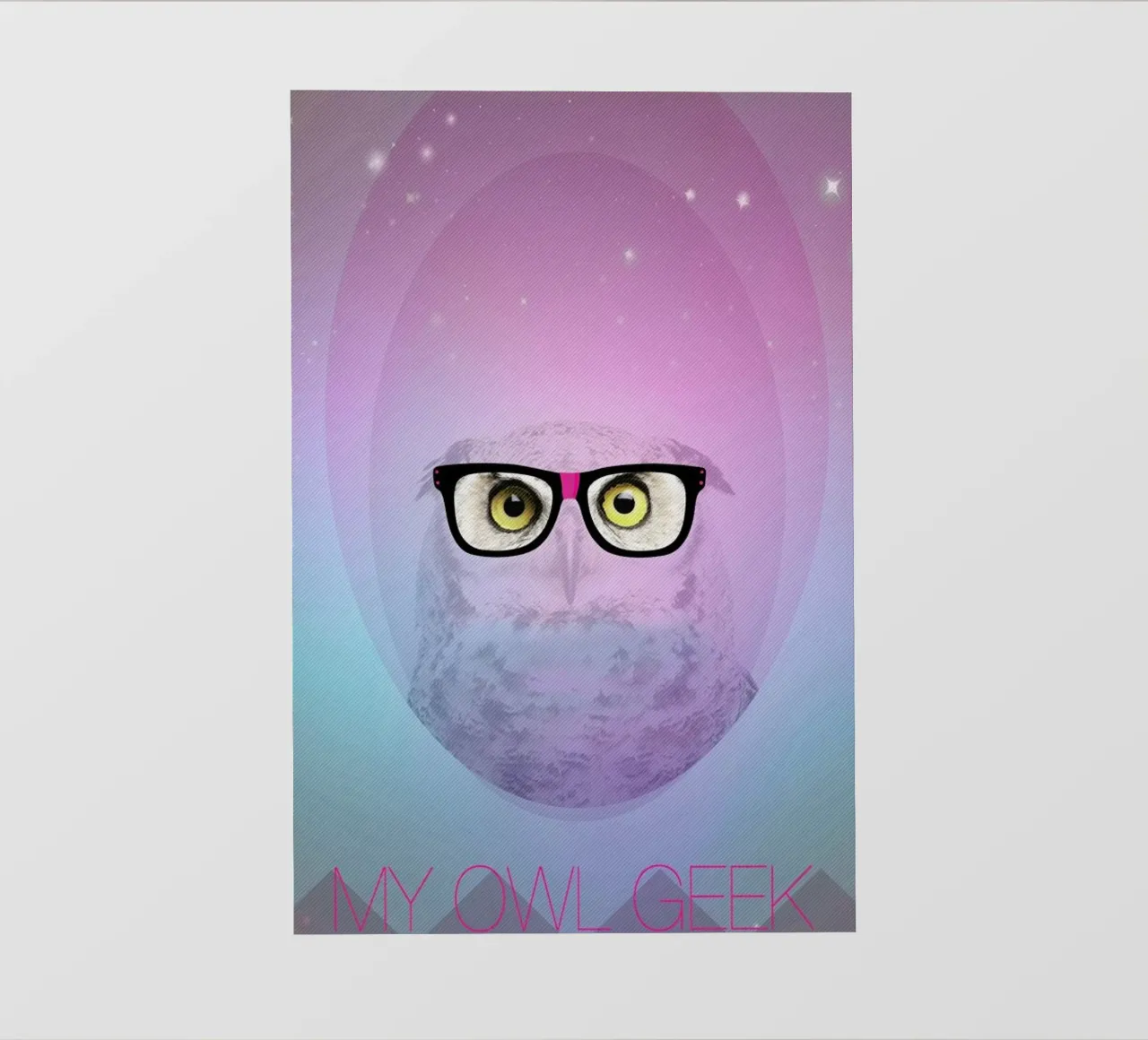 My Owl Geek telo in pvc da AS Art