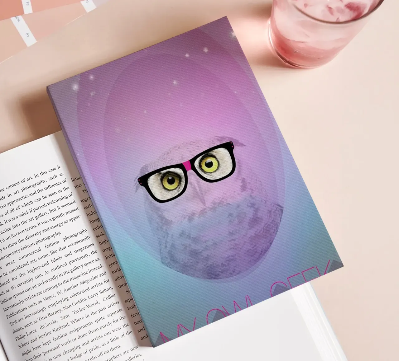 My Owl Geek carnet de notes de AS Art