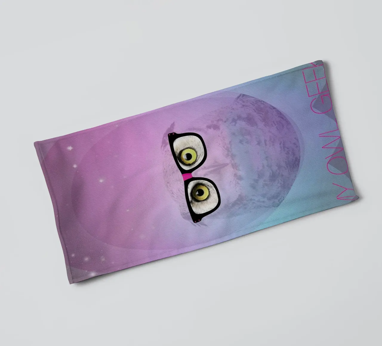 My Owl Geek asciugamano da bagno da AS Art