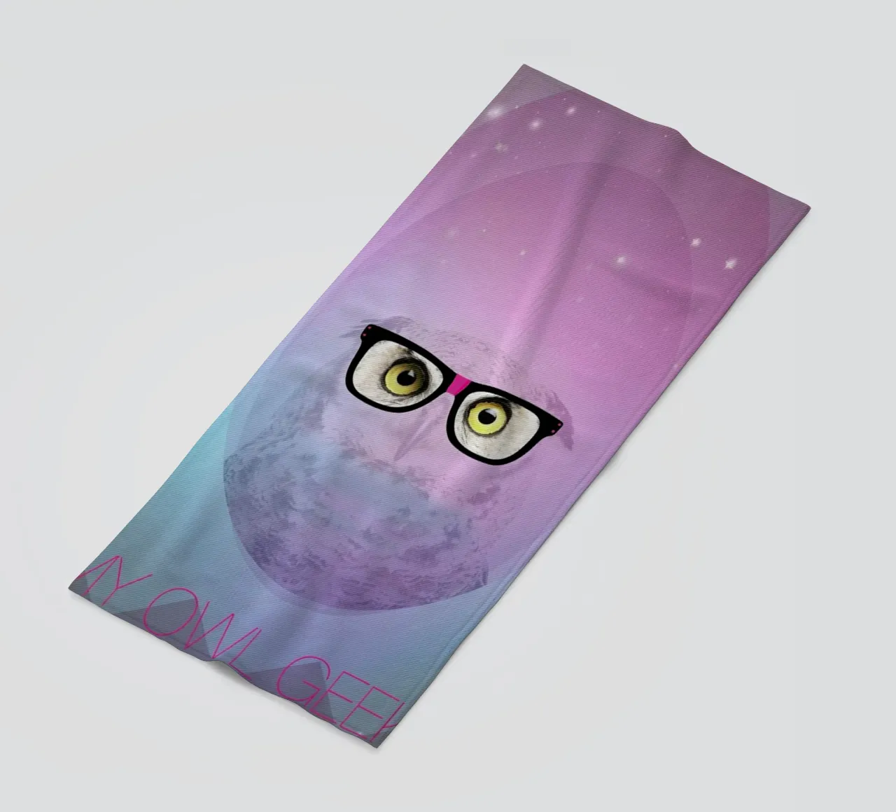 My Owl Geek strandhanddoek van AS Art