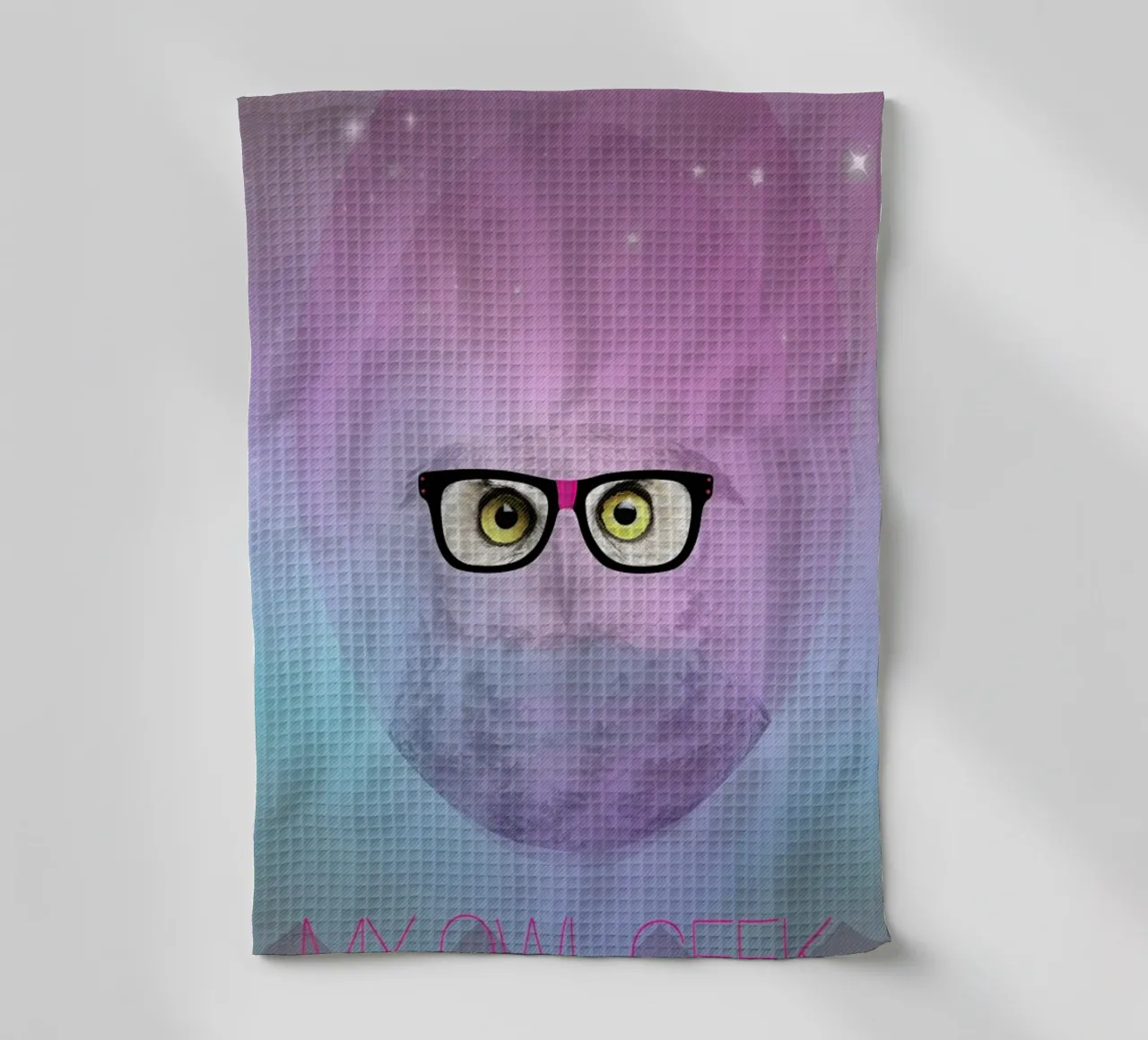 My Owl Geek torchon de AS Art