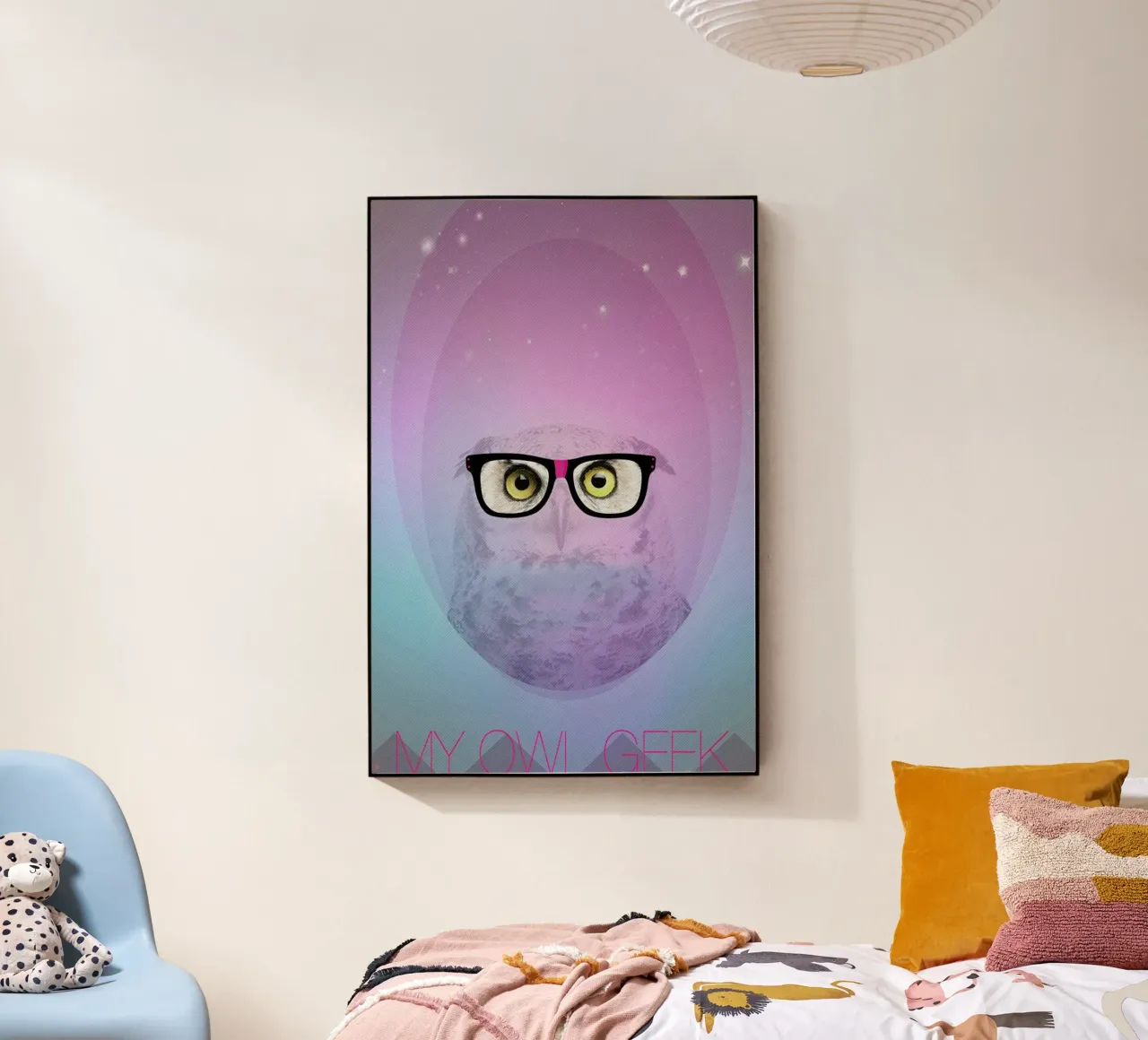 My Owl Geek Acryl-Glas von AS Art