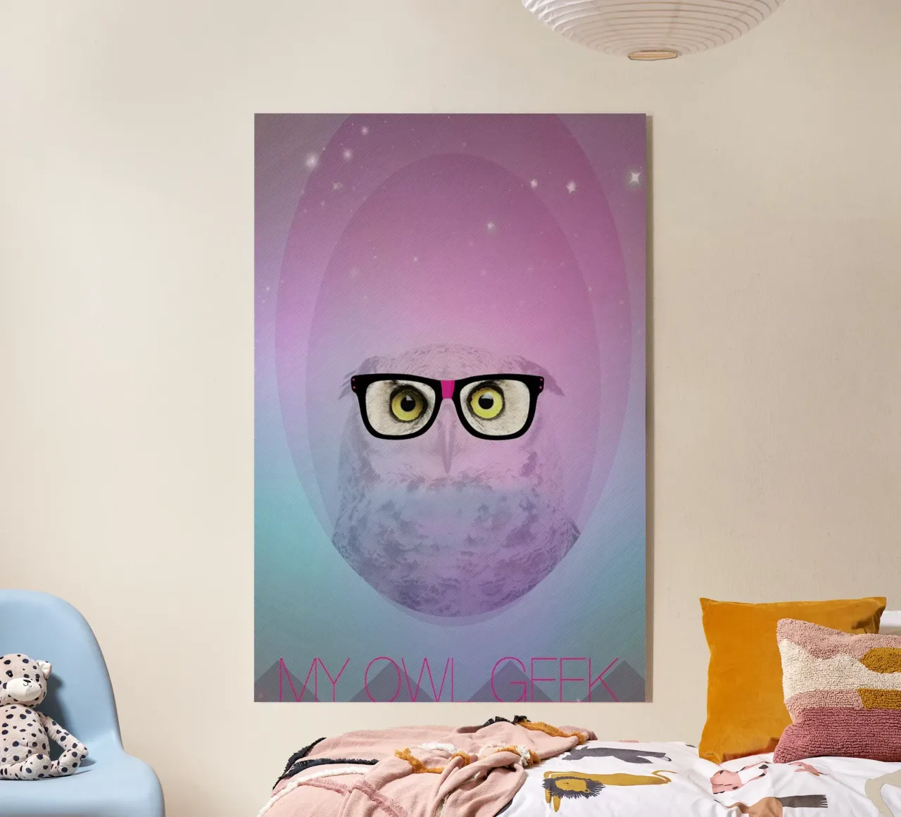 My Owl Geek plexiglass da AS Art