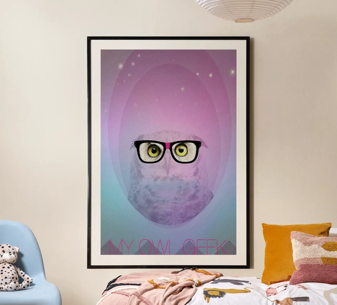 My Owl Geek poster da AS Art