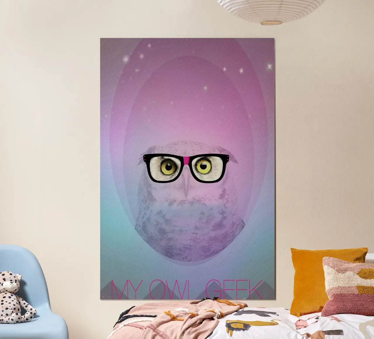 My Owl Geek poster da AS Art