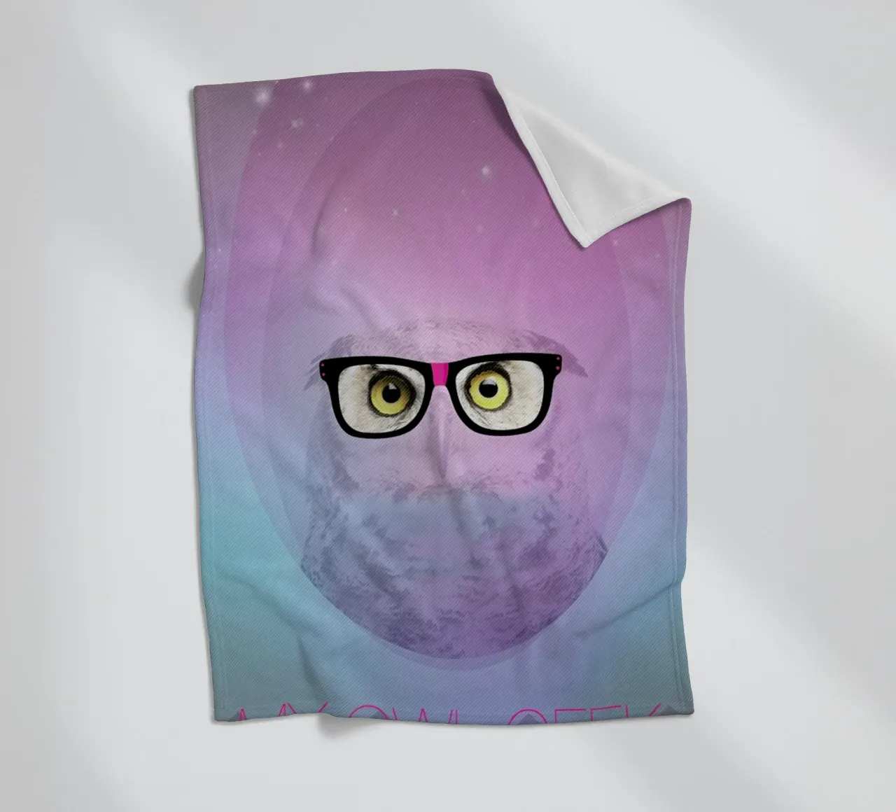 My Owl Geek coperta in pile da AS Art