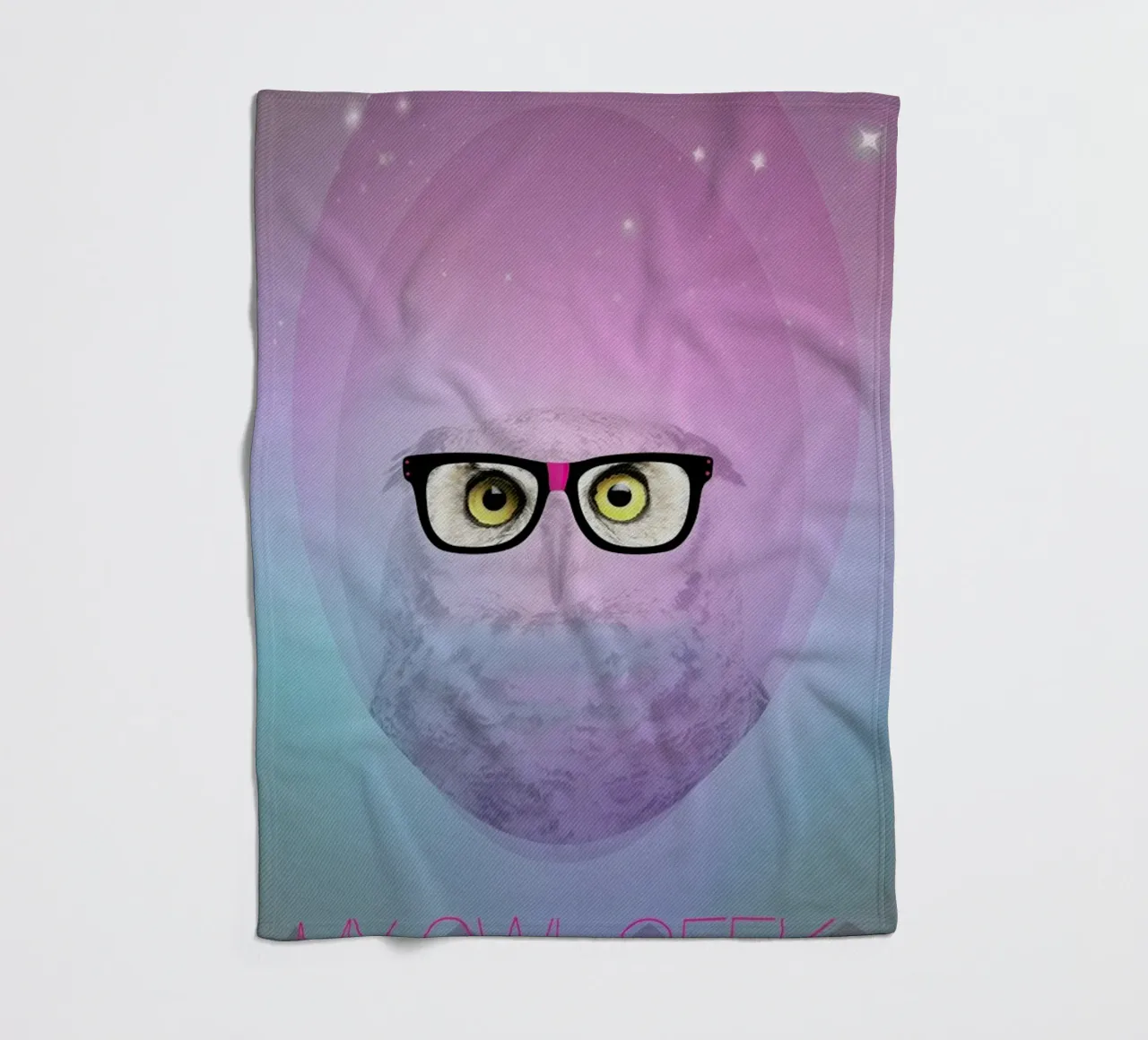 My Owl Geek coperta in pile da AS Art