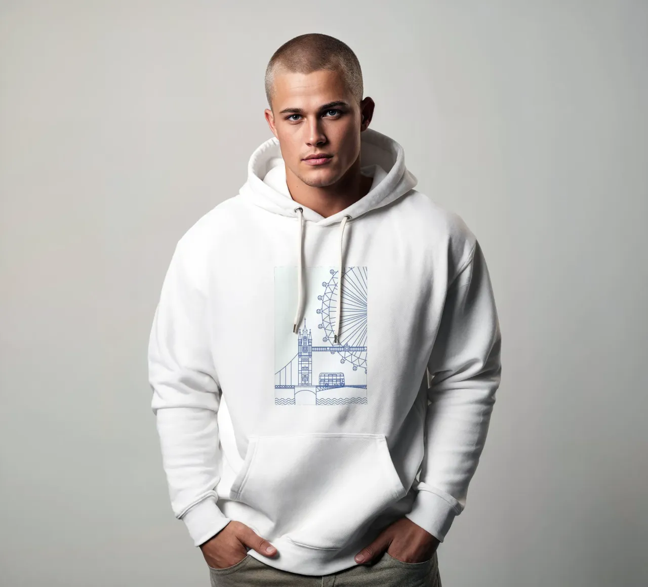 London hoodie by Jan Luzar