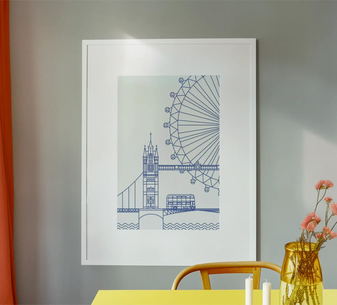 Londra in linea poster da Jan Luzar