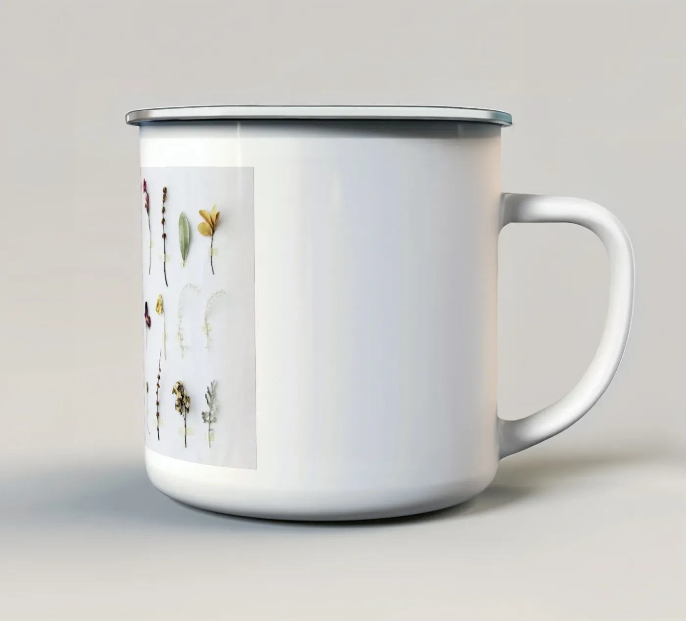 Flora Study tazza in smalto da Miles of Light