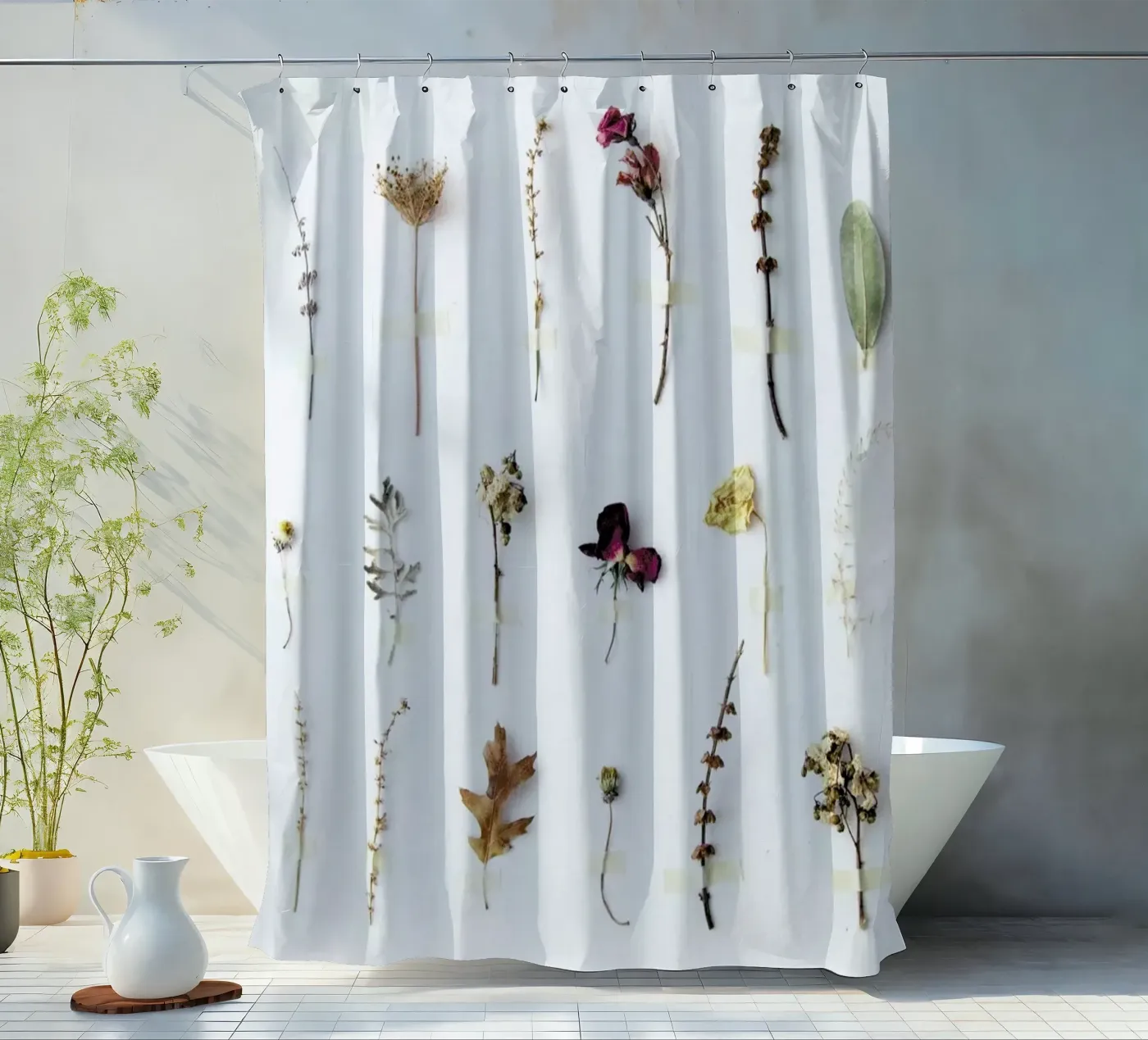 Flora Study Duschvorhang von Miles of Light