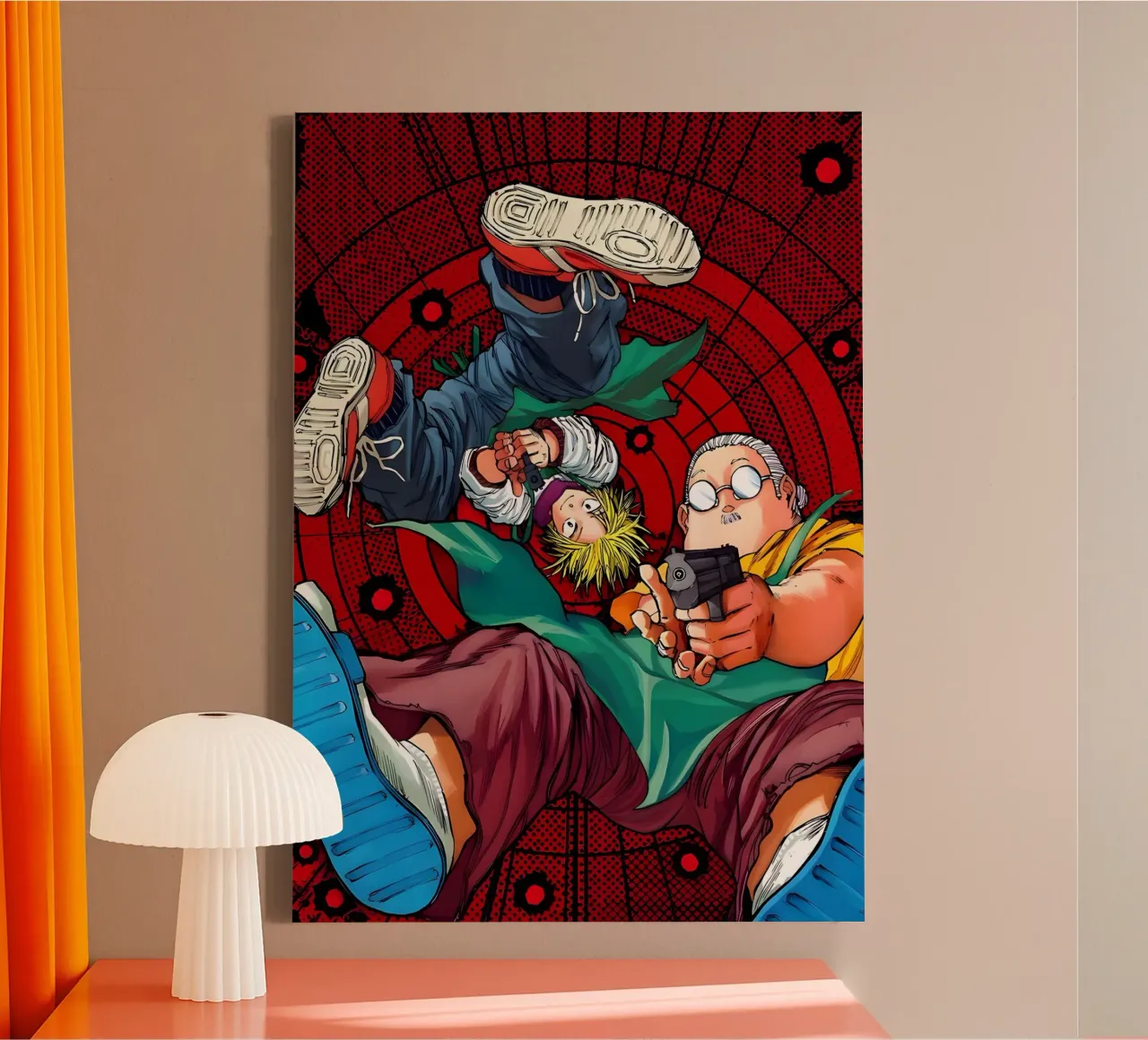 sakamoto days canvas by Manh beo