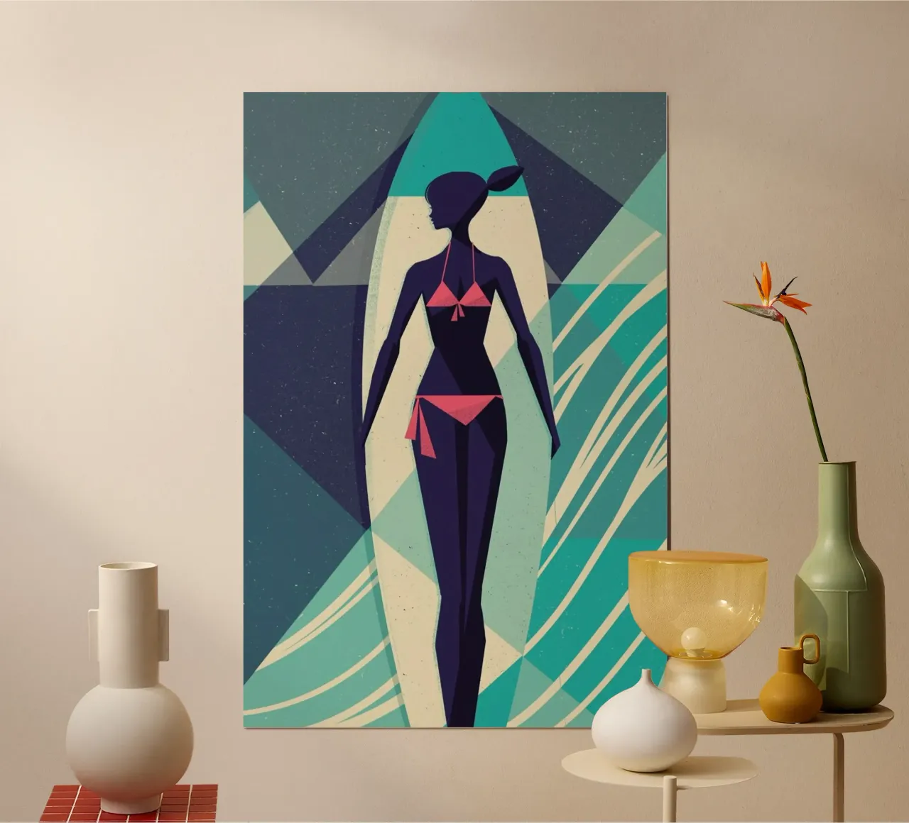 Aquarius poster con telaio in alluminio da Pietari Posti