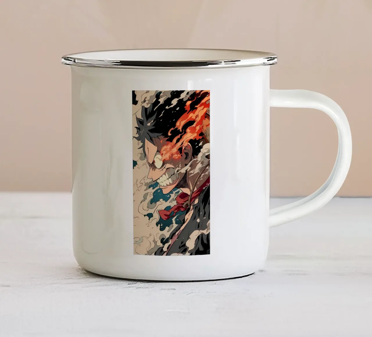 spugna monopezzo tazza in smalto da Manh beo
