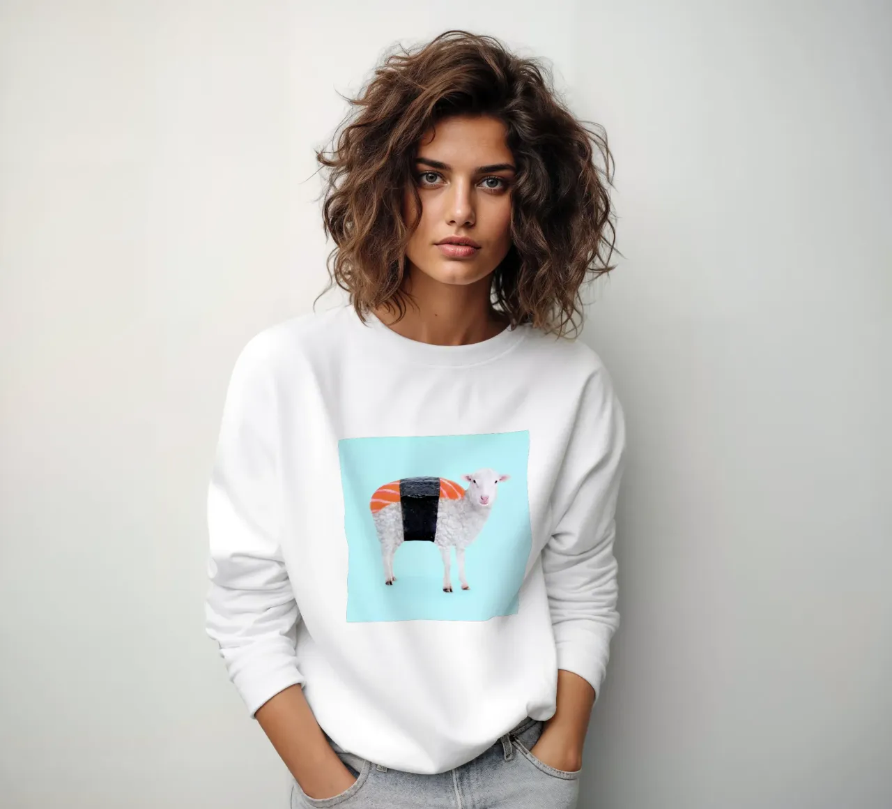 Susheep sweatshirt by Paul Fuentes Design