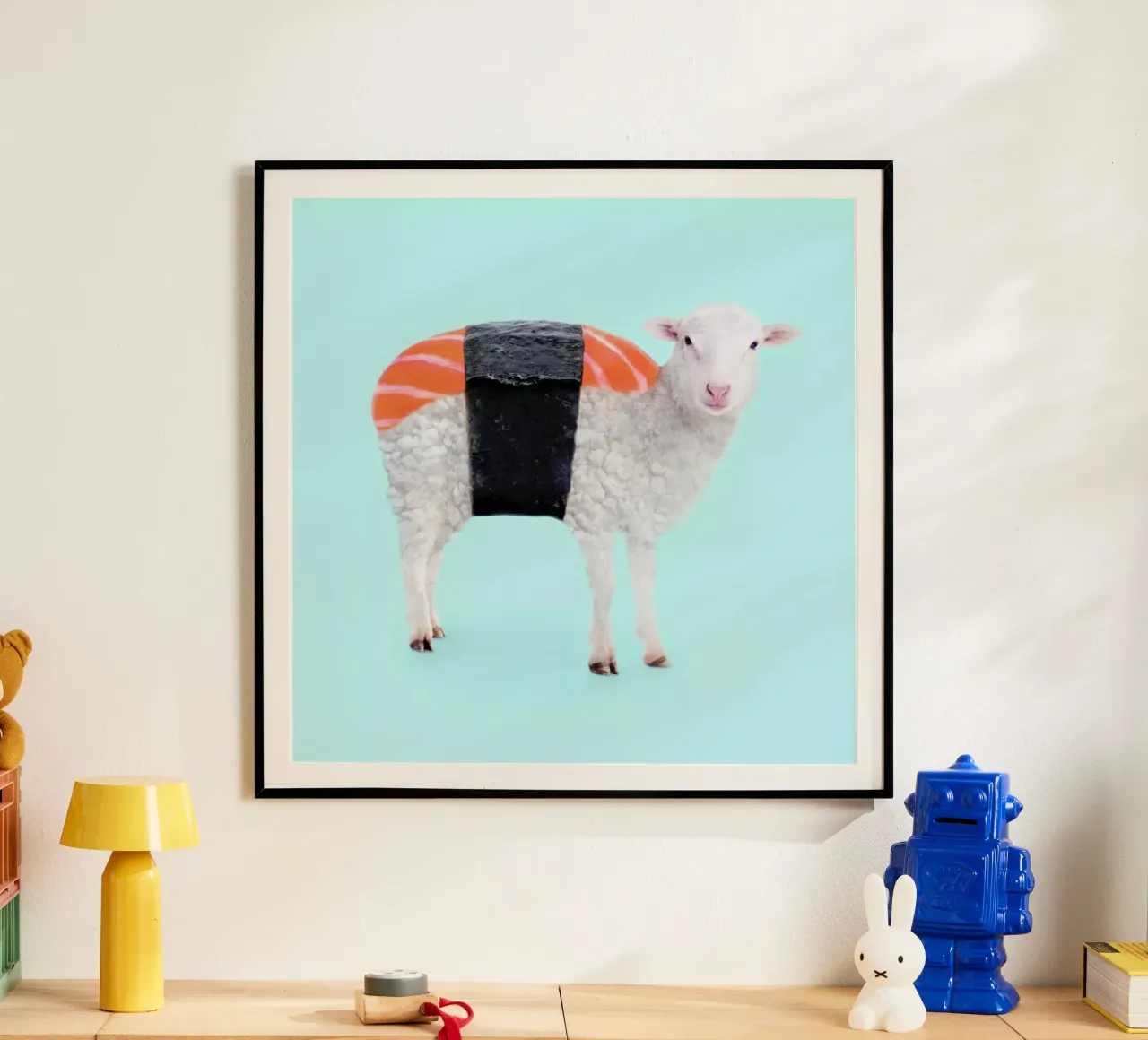 Susheep poster da Paul Fuentes Design