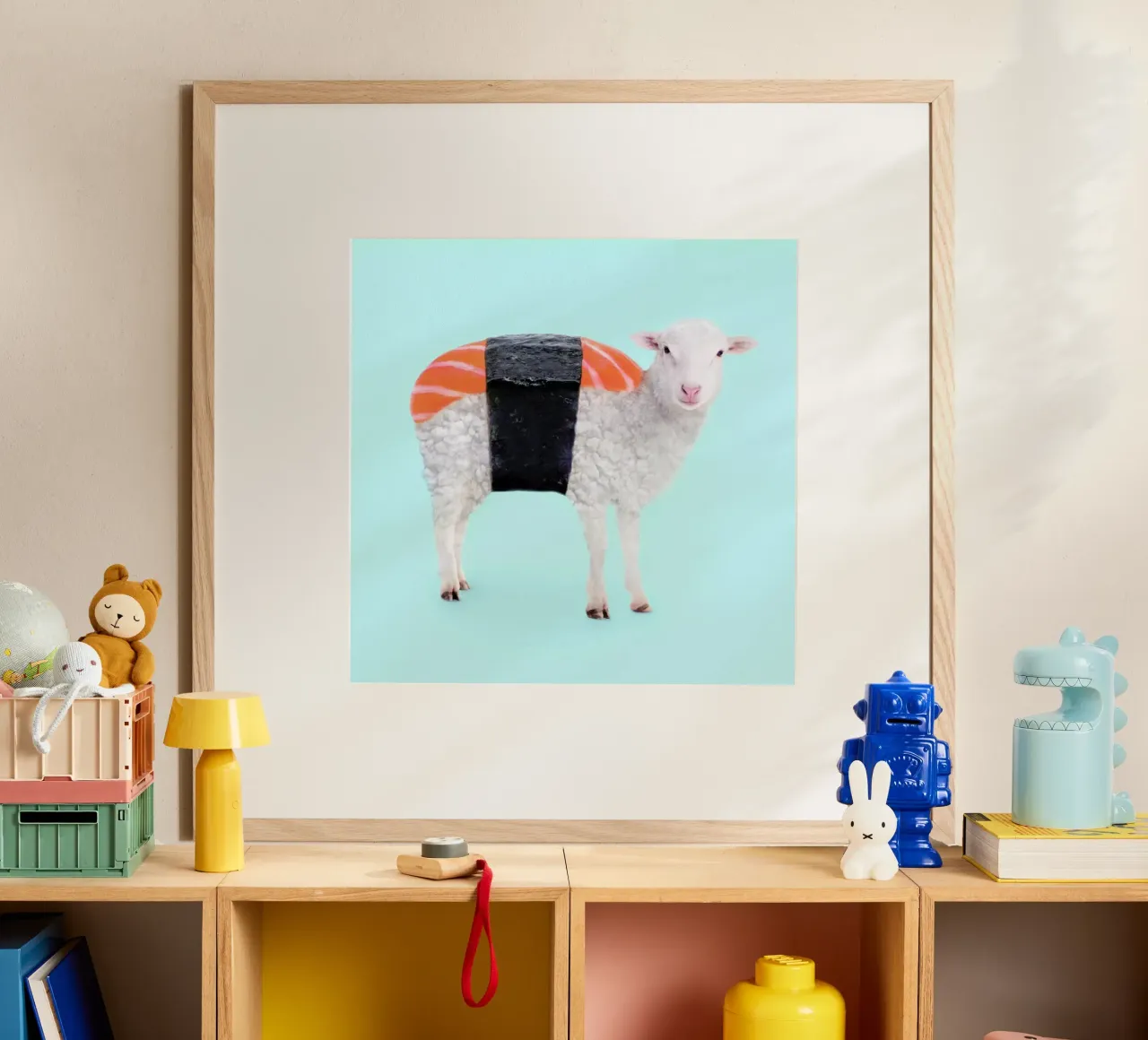 Susheep poster da Paul Fuentes Design