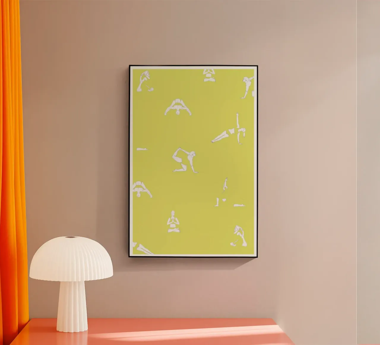 Yoga Practice 14 plexiglass da Sandra De Leon